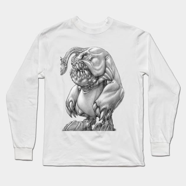 The South American Bimouth Troglodyte Long Sleeve T-Shirt by gregorytitus